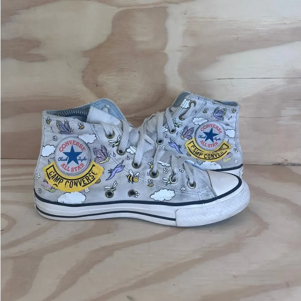 Converse All Star - CT Hi Summer Camp - Sneakers - Blue - Big Kids - 4 - 667897C